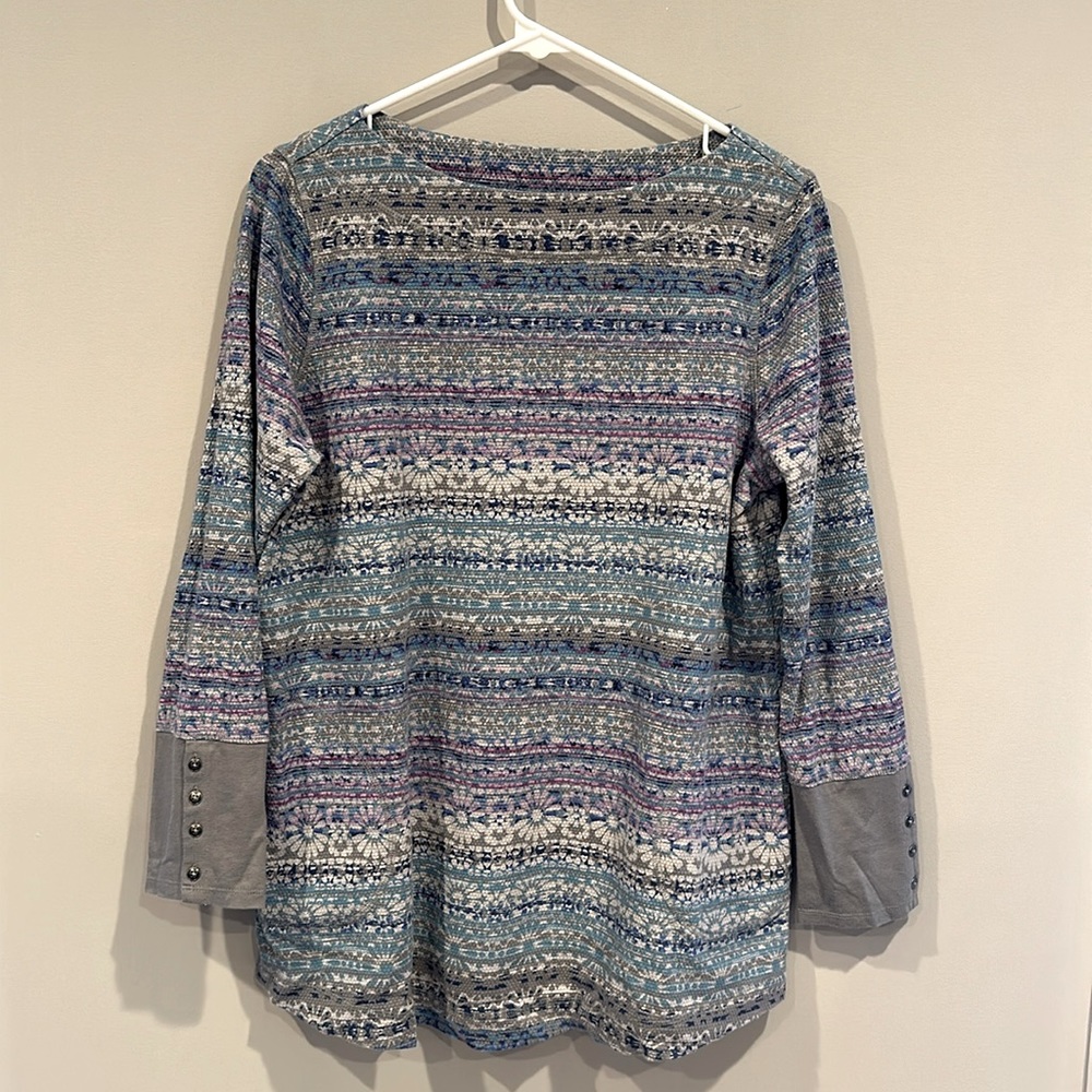 J.Jill multi-color top - size M petite